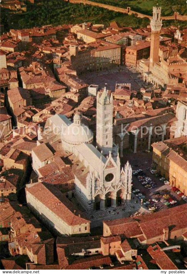 72861080 Siena Fliegeraufnahme Kathedrale Palast Siena - Other & Unclassified