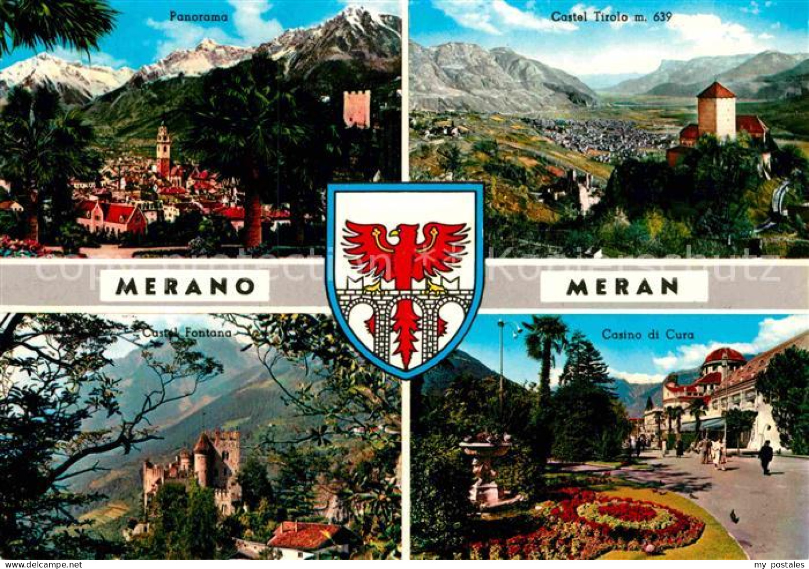 72861064 Meran Merano Panorama Schloss Tirol Brunnenburg Kurhaus Merano - Other & Unclassified