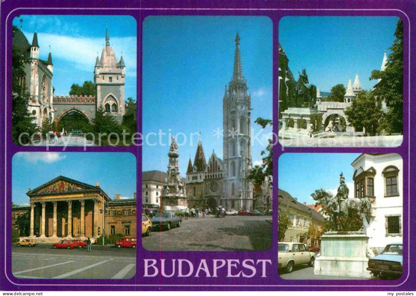 72860902 Budapest Mathias Kirche Schloss Denkmal Budapest - Hongrie