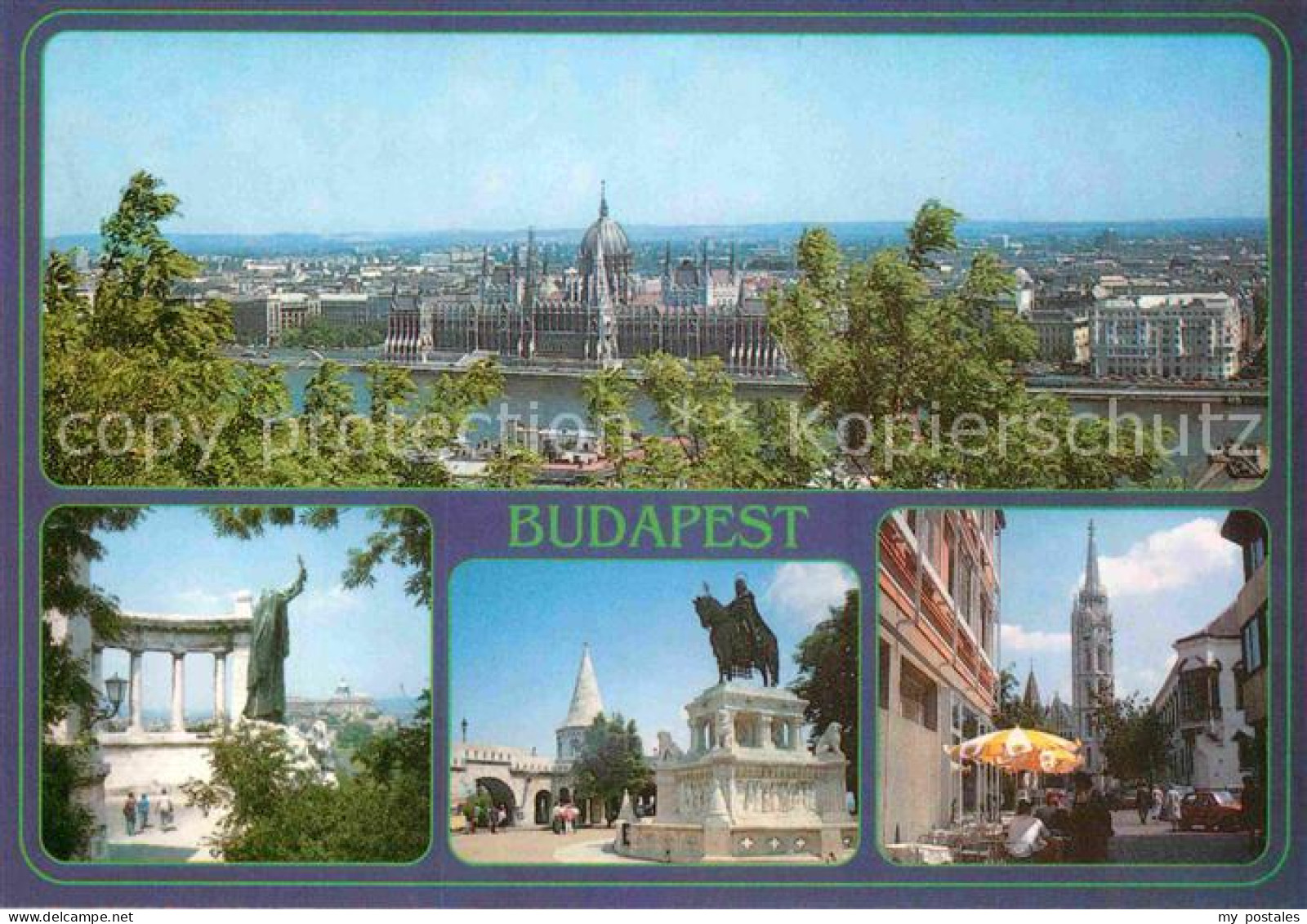 72860897 Budapest Gesamtansicht Denkmal Kirche  Budapest - Hongrie