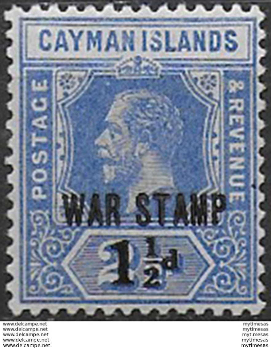 1917 Cayman Islands WAR STAMP T16 MNH SG N. 55 - Altri & Non Classificati