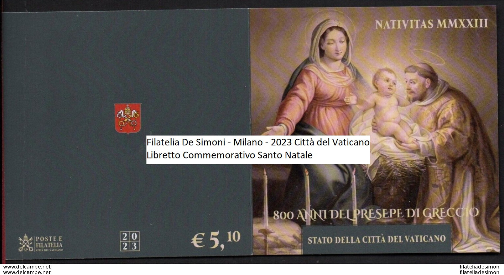 2023 Vaticano, 24 Valori + 6 Foglietti +1 Libretto + 2 Minifogli (No Ritirato) - Volledige Jaargang