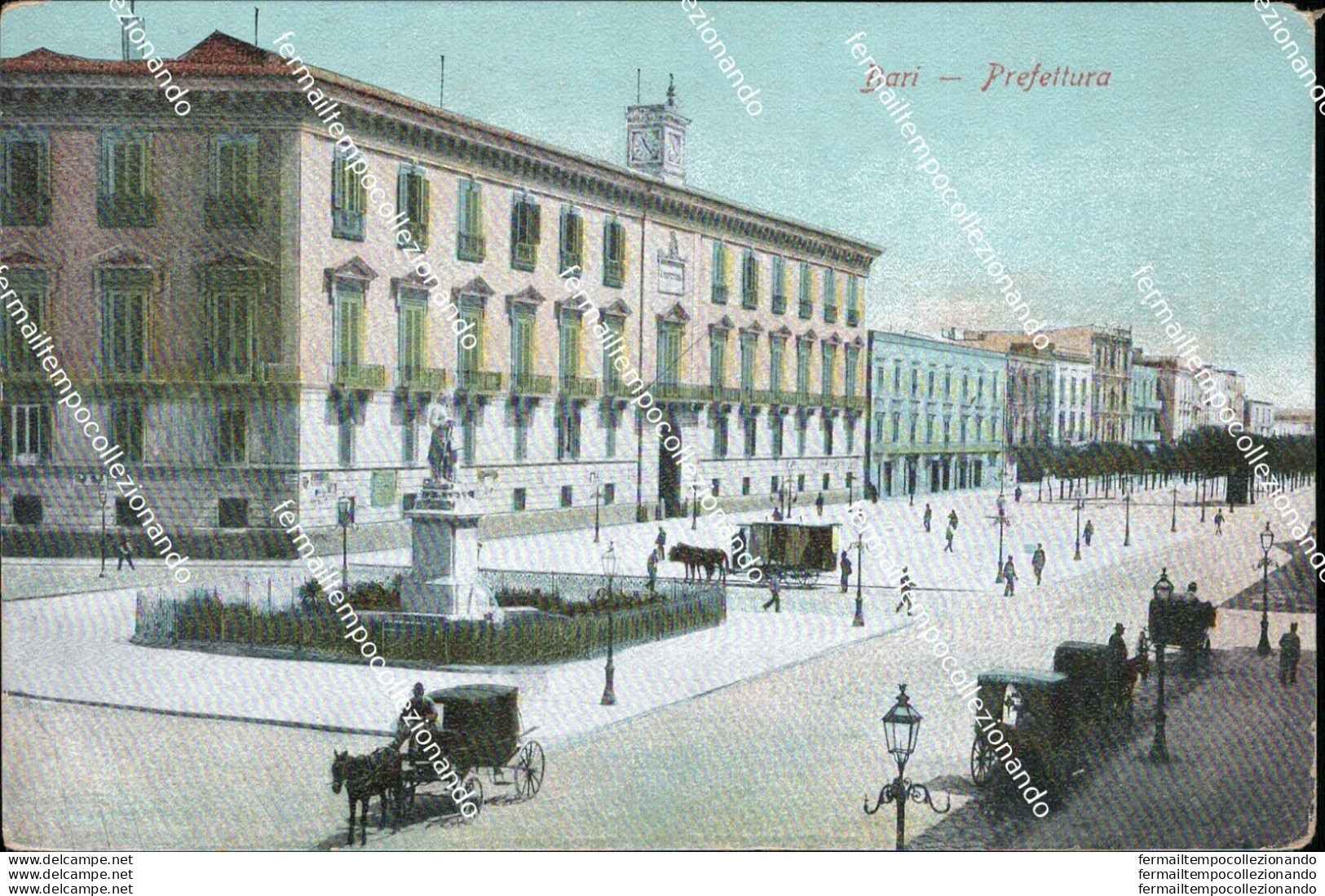 Az17 Cartolina Bari Citta' Prefettura - Bari