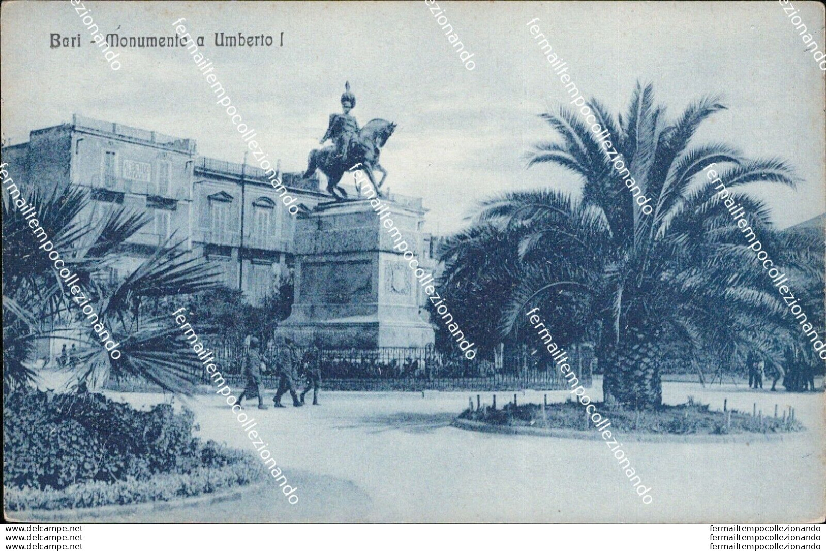 Az20 Cartolina Bari Citta' Monumento A Umberto I - Bari