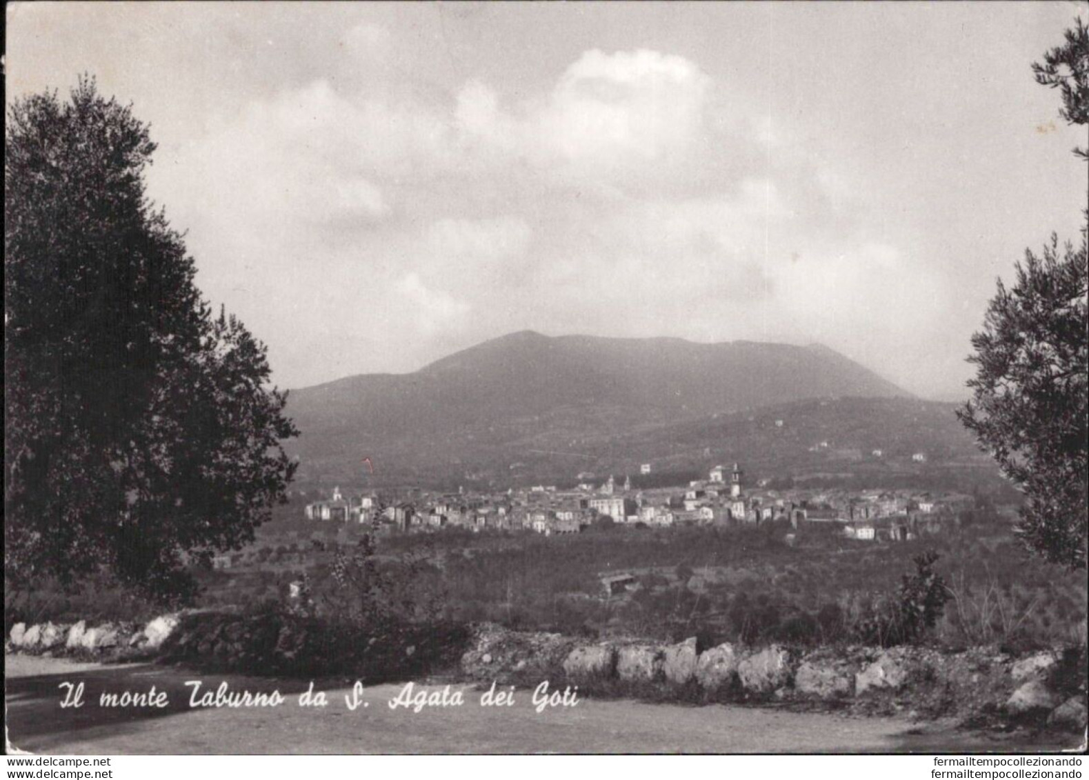 Bc774 Cartolina Il Monte Taburno Da S.agata Dei Goti Provincia Di Benevento - Benevento