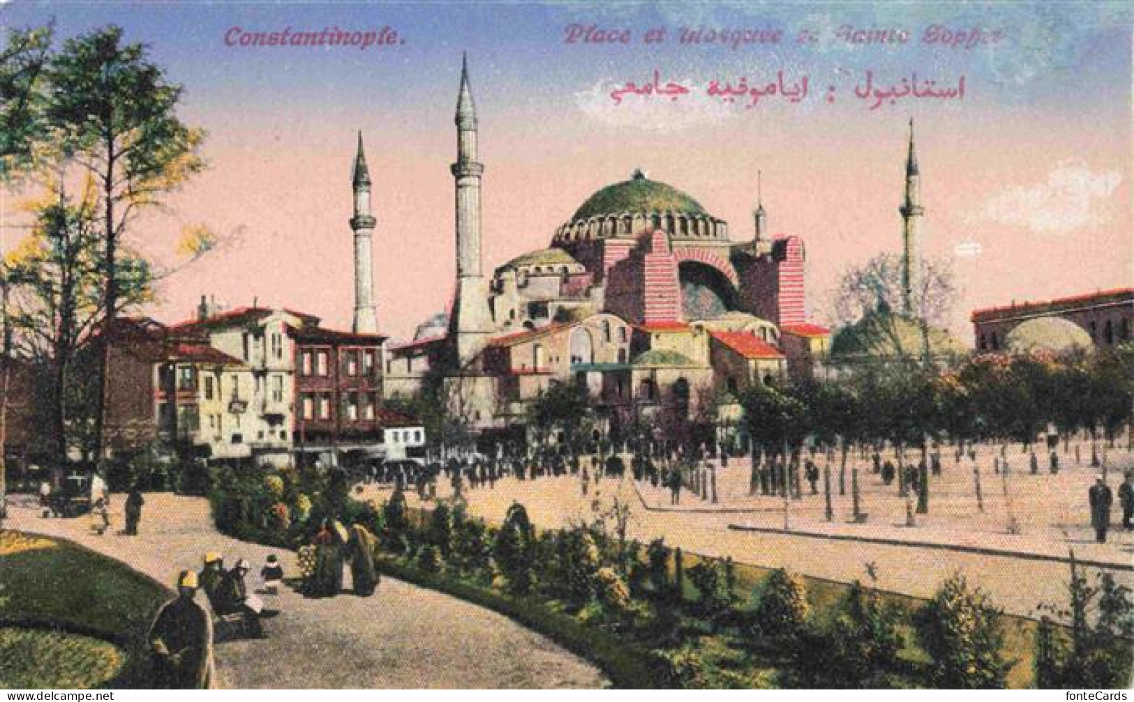 73976044 Constantinople_Constantinopel_ISTANBUL_TK Place Et Mosquée De Sainte So - Turquie