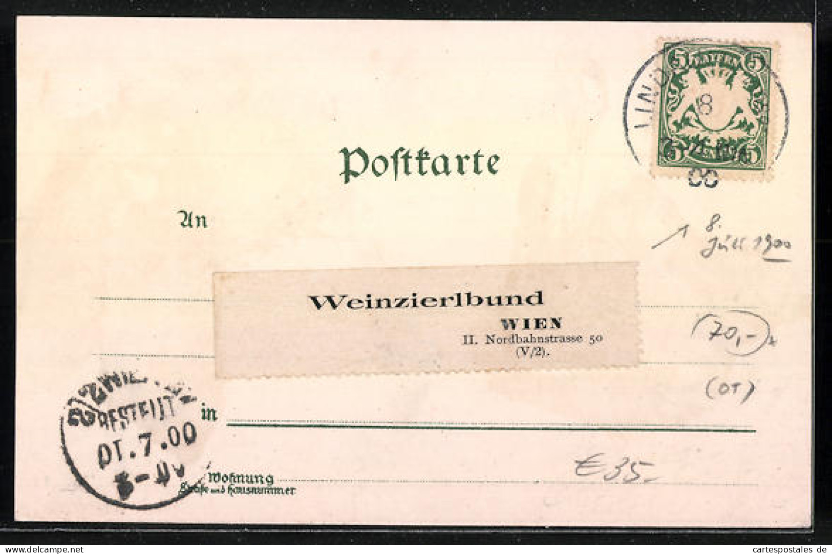 Lithographie Lindau I. B., VIII. Bodensee Verkehrs Beamten Reunion 1900 Mit Wappen  - Lindau A. Bodensee