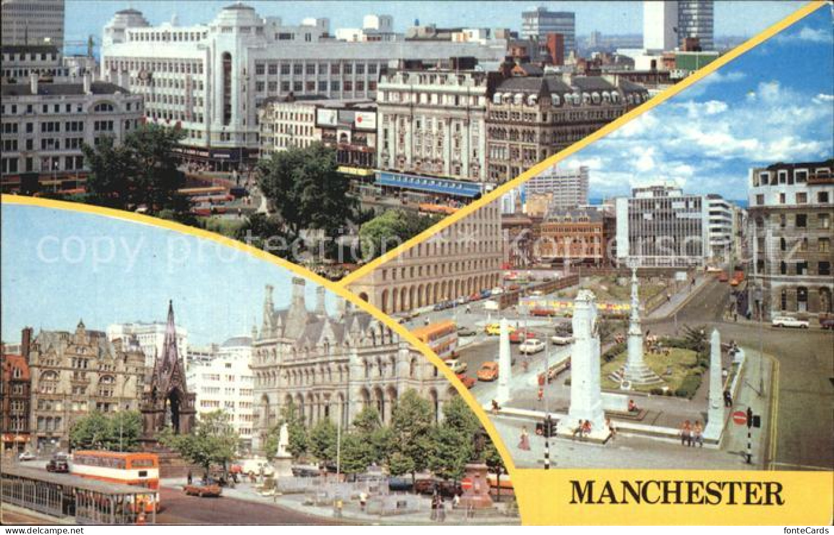 72606438 Manchester Piccadilly Albert Square St. Peters Square  Manchester - Altri & Non Classificati