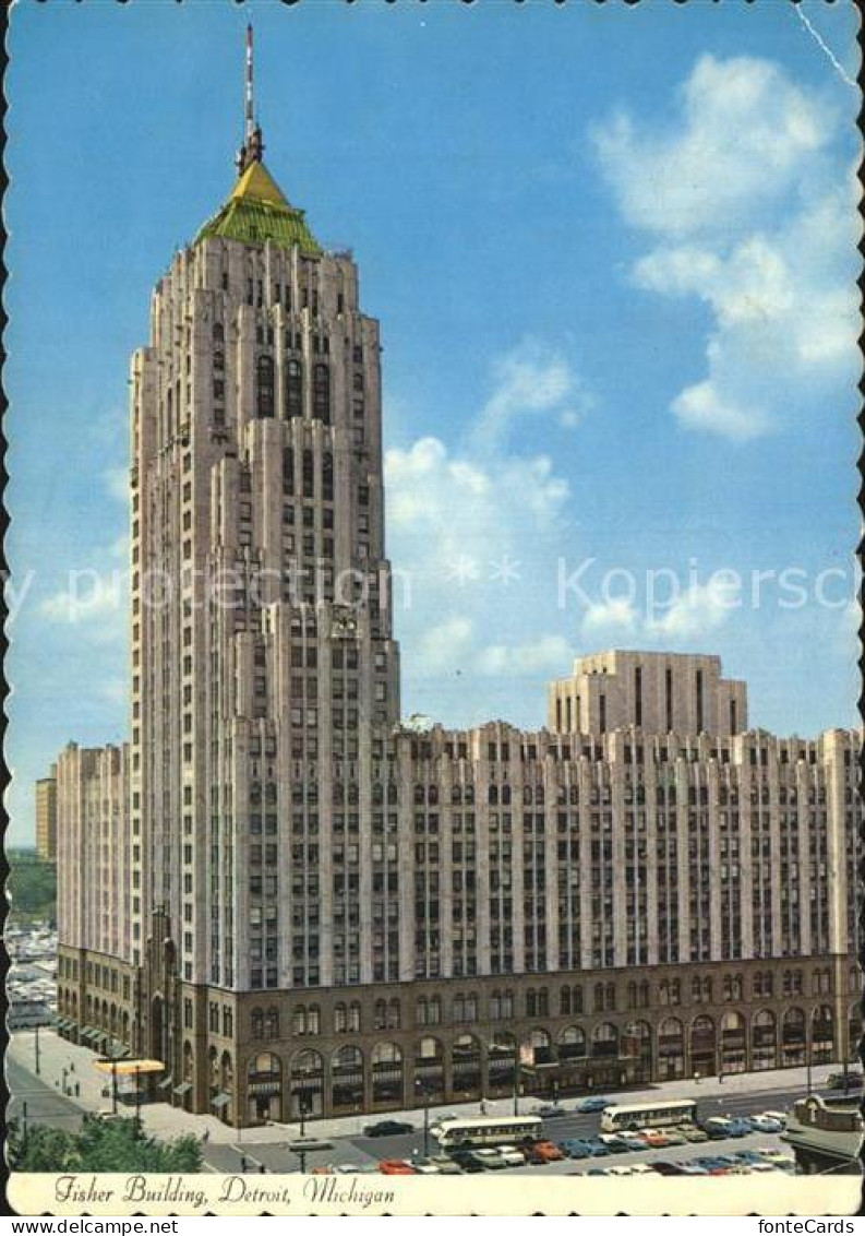 72605704 Detroit_Michigan Fisher Building - Sonstige & Ohne Zuordnung