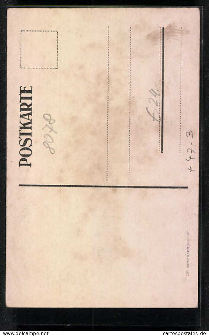 Künstler-AK Eichstätt, Absolvia Der Bajuvaria Eichstätt 1919, Eichenlaub Und Panorama  - Other & Unclassified