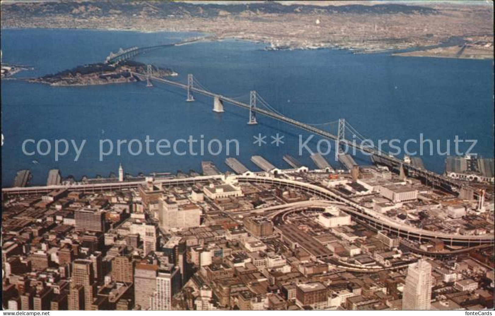 72600664 San_Francisco_California Fliegeraufnahme Mit Bay Bridge - Other & Unclassified