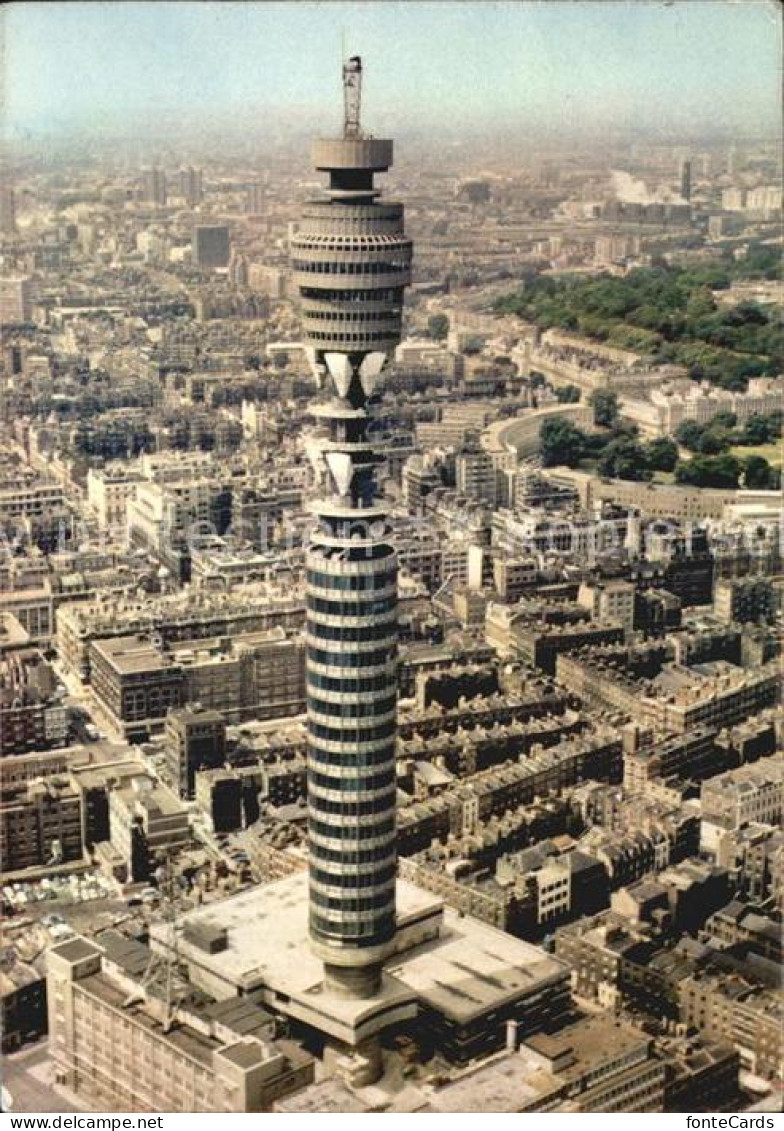 72600630 London Post Office Tower Aerial View - Sonstige & Ohne Zuordnung