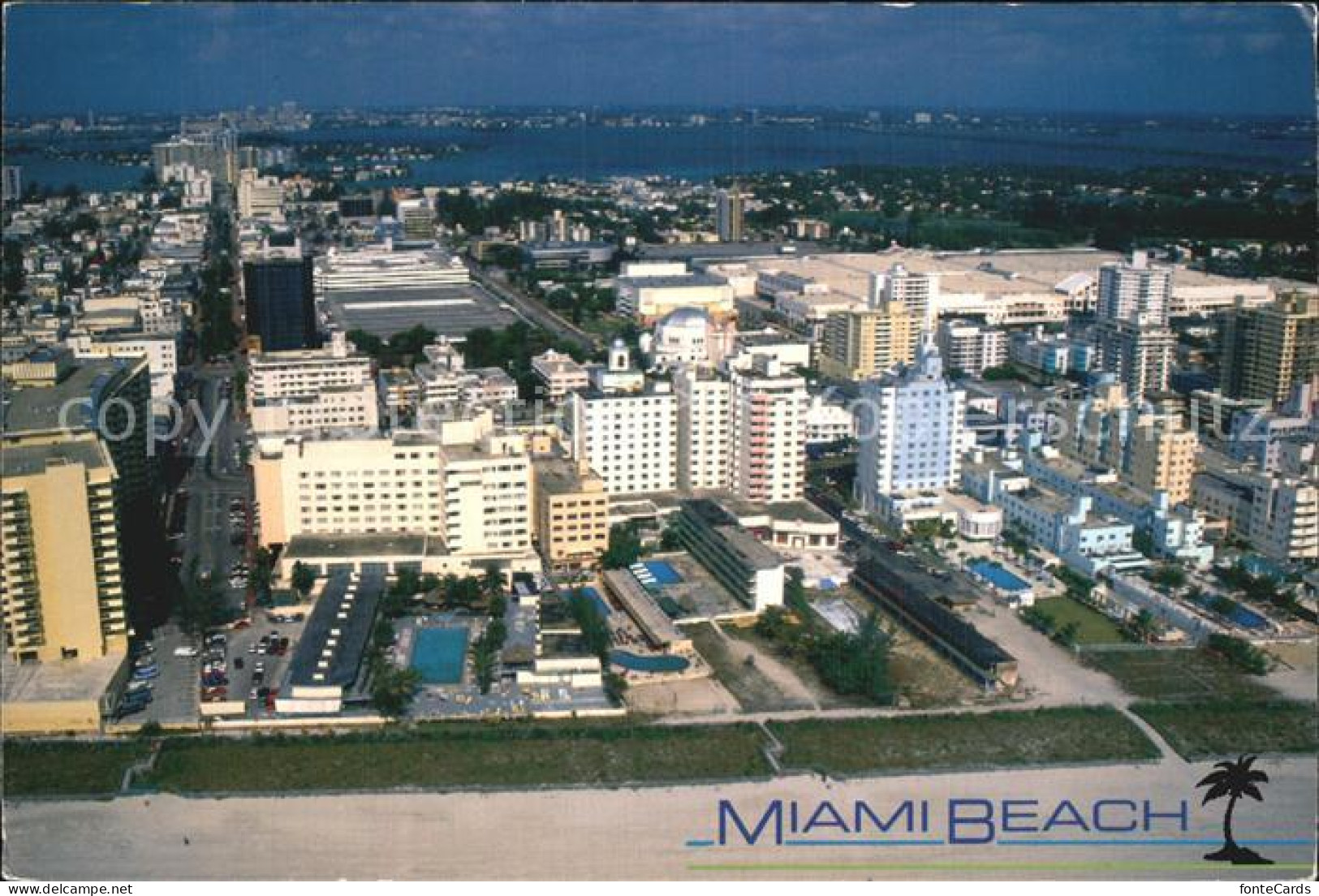 72597702 Miami_Beach Fliegeraufnahme Skyline - Altri & Non Classificati