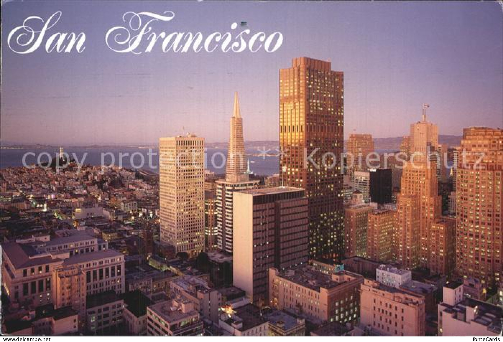 72597312 San_Francisco_California Skyline At Dusk - Other & Unclassified