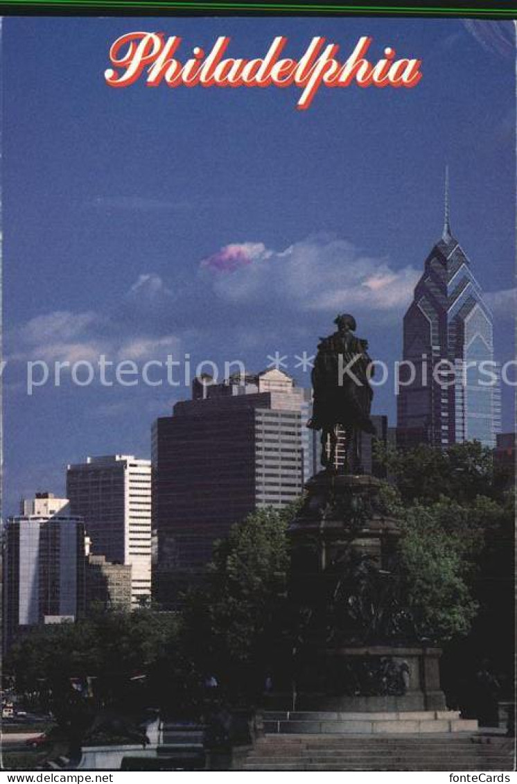 72597310 Philadelphia Pennsylvania Monument Of George Washington Center City Sky - Sonstige & Ohne Zuordnung