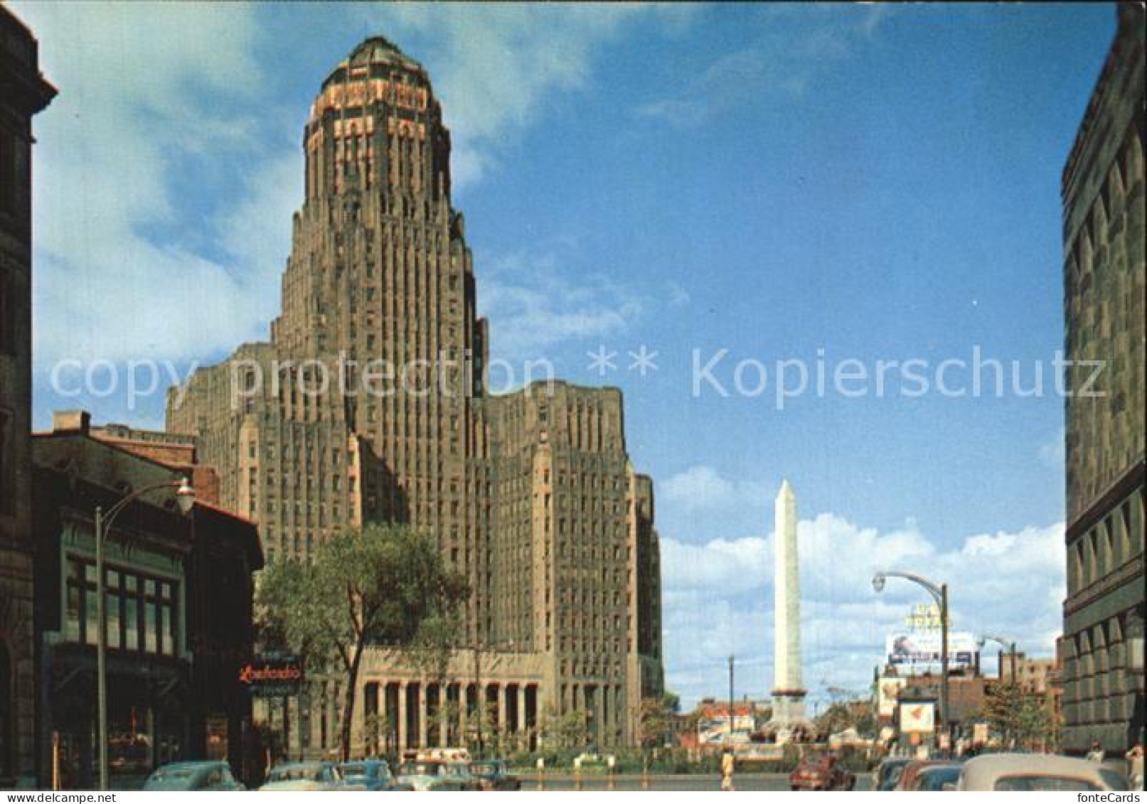 72595669 Buffalo_New_York City Hall Niagara Square McKinley Monument - Otros & Sin Clasificación