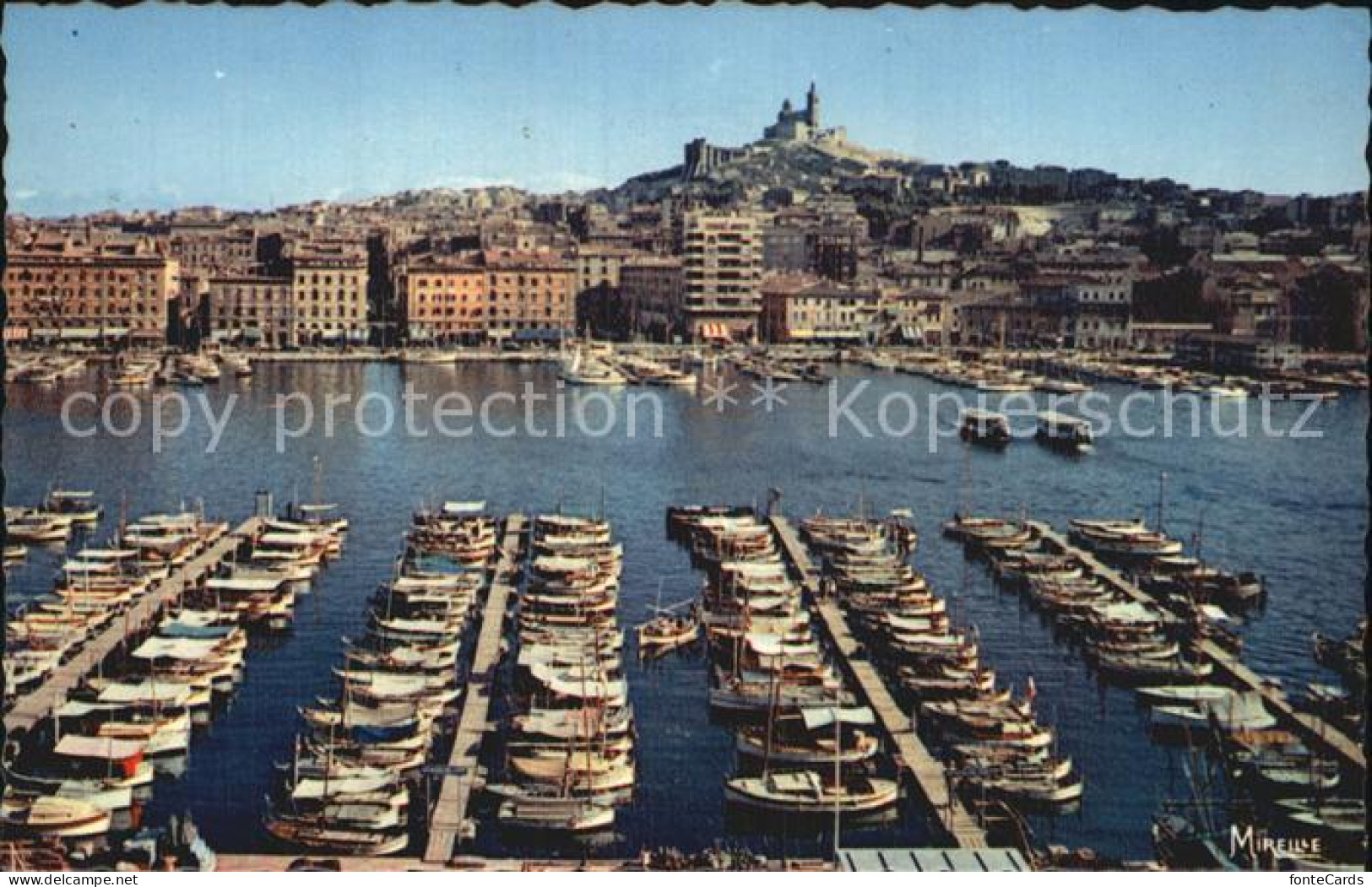 72595662 Marseilles Vieux Port Et Notre Dame De La Garde - Altri & Non Classificati