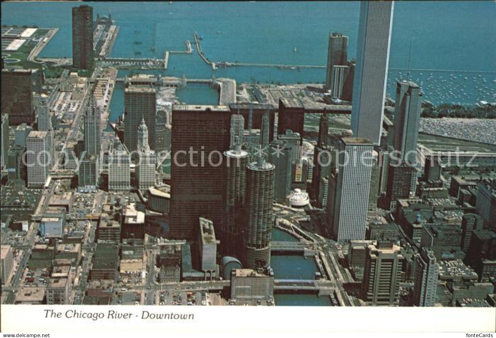 72592152 Chicago_Illinois The Chigago River Downtown - Other & Unclassified