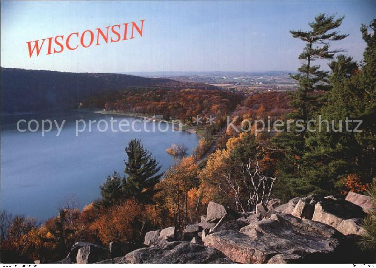 72590550 Wisconsin Lakes And Bluffs Wisconsin - Andere & Zonder Classificatie