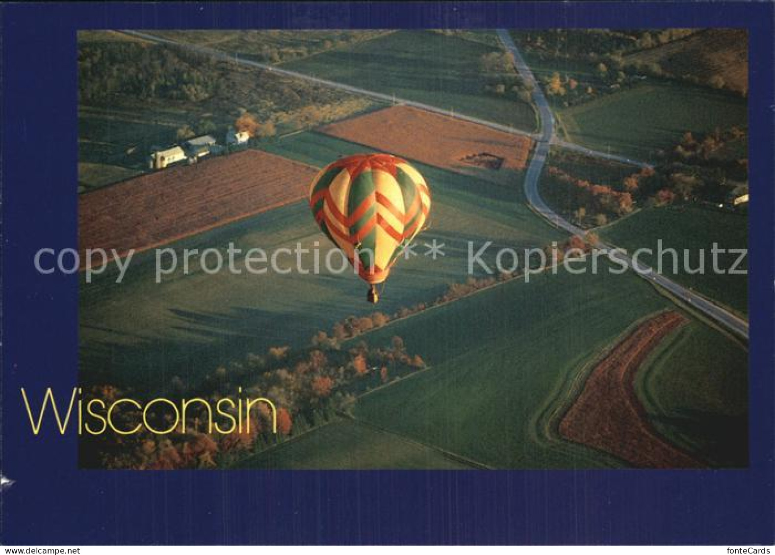 72590549 Wisconsin Fliegeraufnahme Hot Air Balloon United States - Sonstige & Ohne Zuordnung