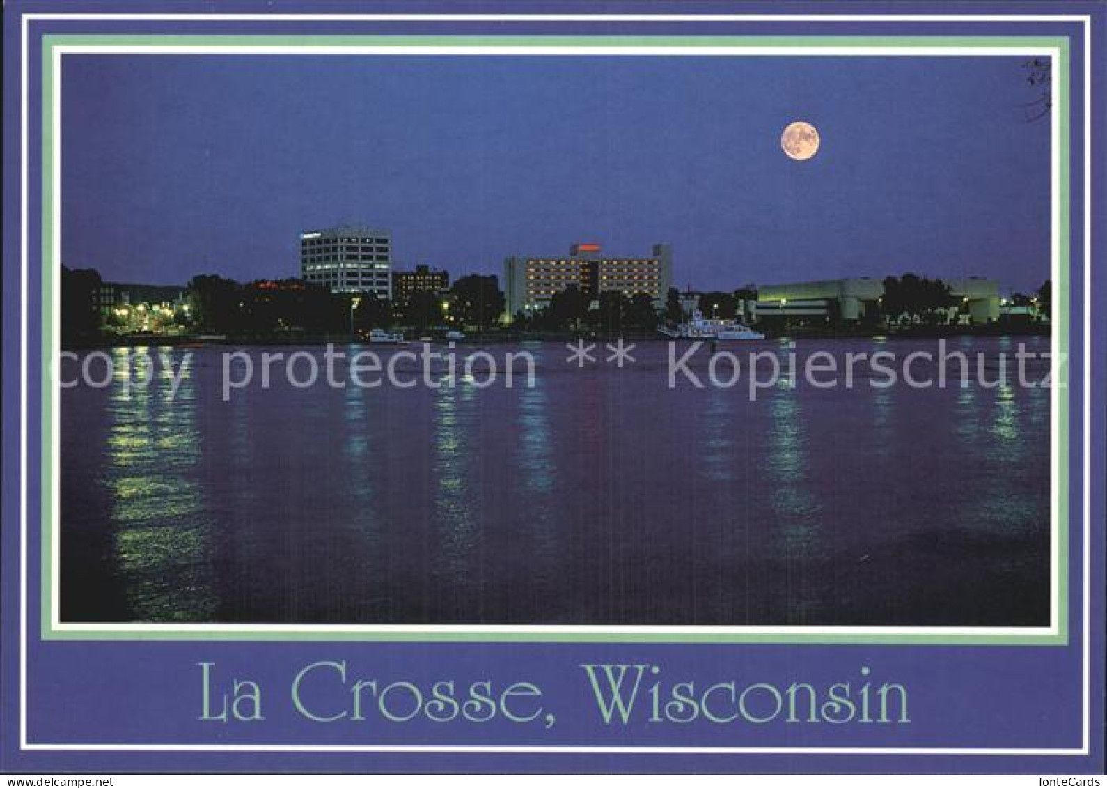 72590542 La_Crosse_Wisconsin Skyline From Pettibone - Altri & Non Classificati