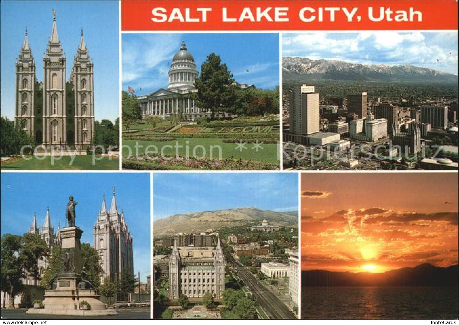 72590525 Salt_Lake_City Scenes From The Crossroads Of The West - Andere & Zonder Classificatie
