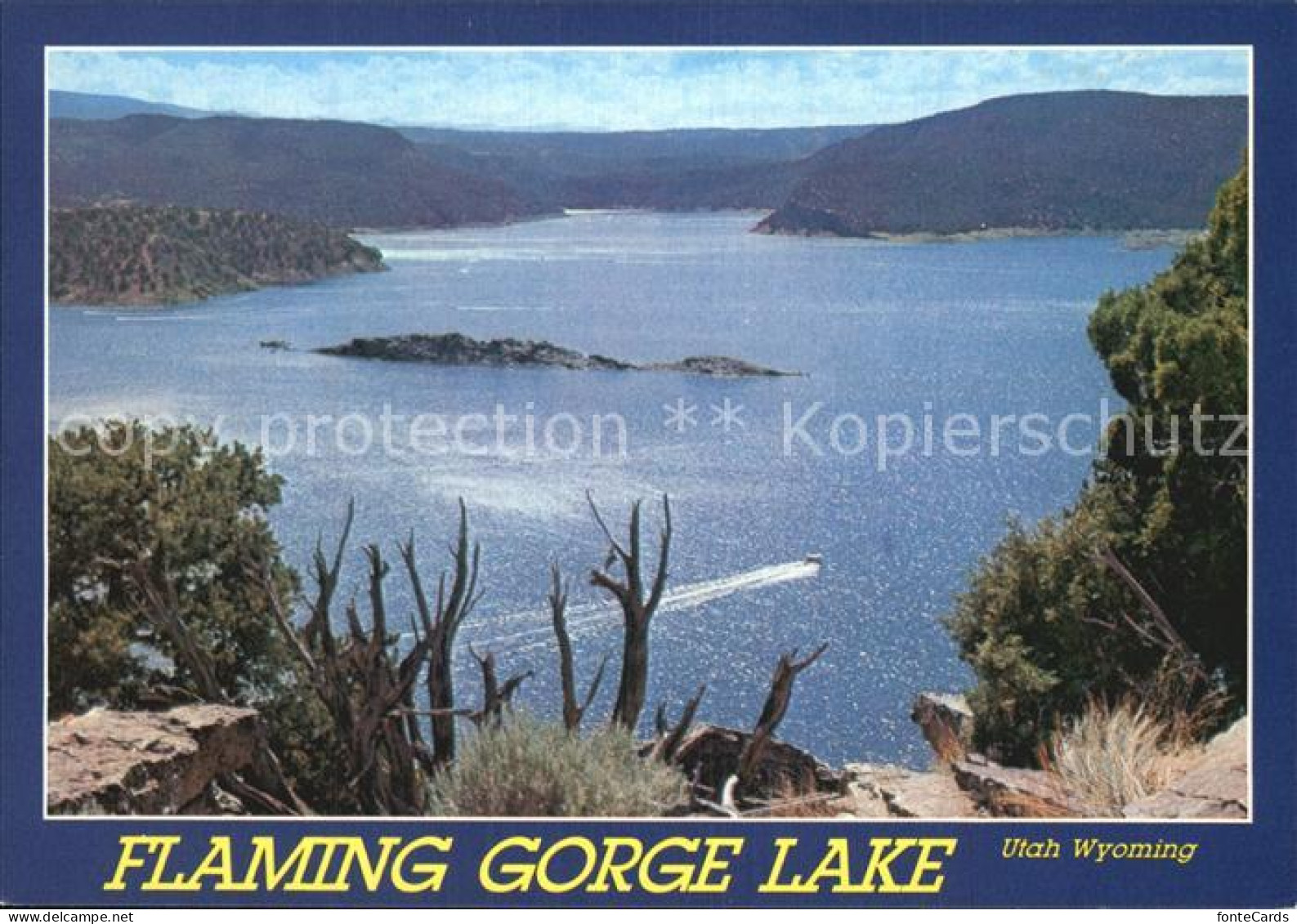 72590520 Utah_US-State Wyoming Flaming Gorge Lake - Sonstige & Ohne Zuordnung