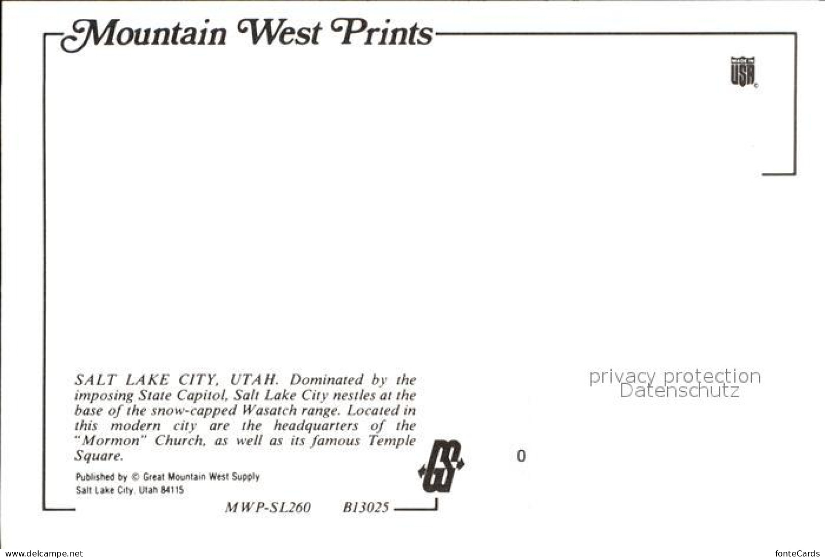 72590494 Salt_Lake_City Fliegeraufnahme - Otros & Sin Clasificación