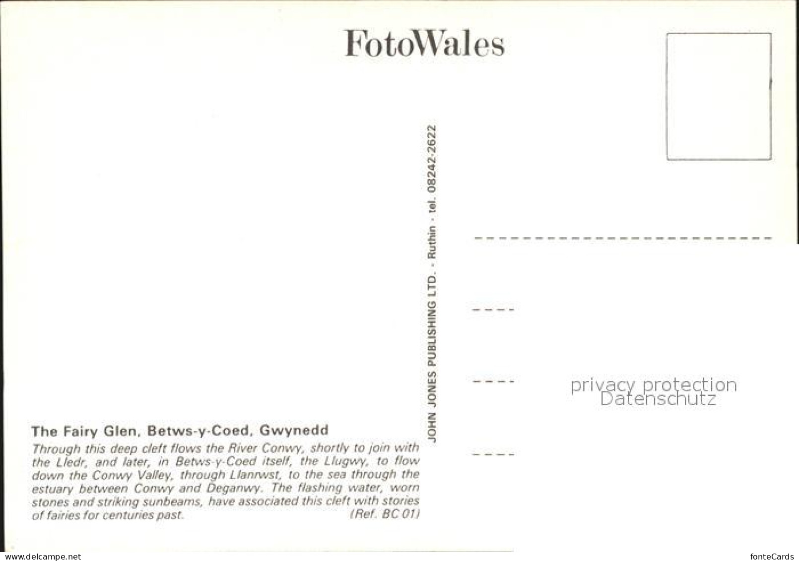 72586688 Gwynedd Wales The Fairy Glen Gwynedd Wales - Other & Unclassified