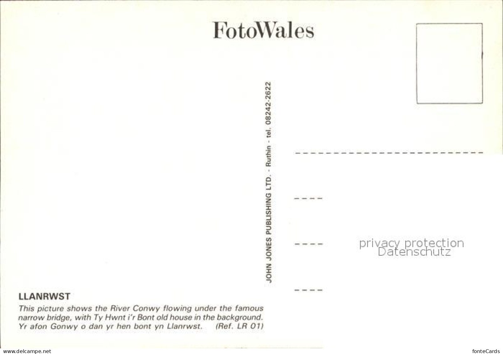 72586687 Gwynedd Wales Llanrwst Bruecke Gwynedd Wales - Sonstige & Ohne Zuordnung