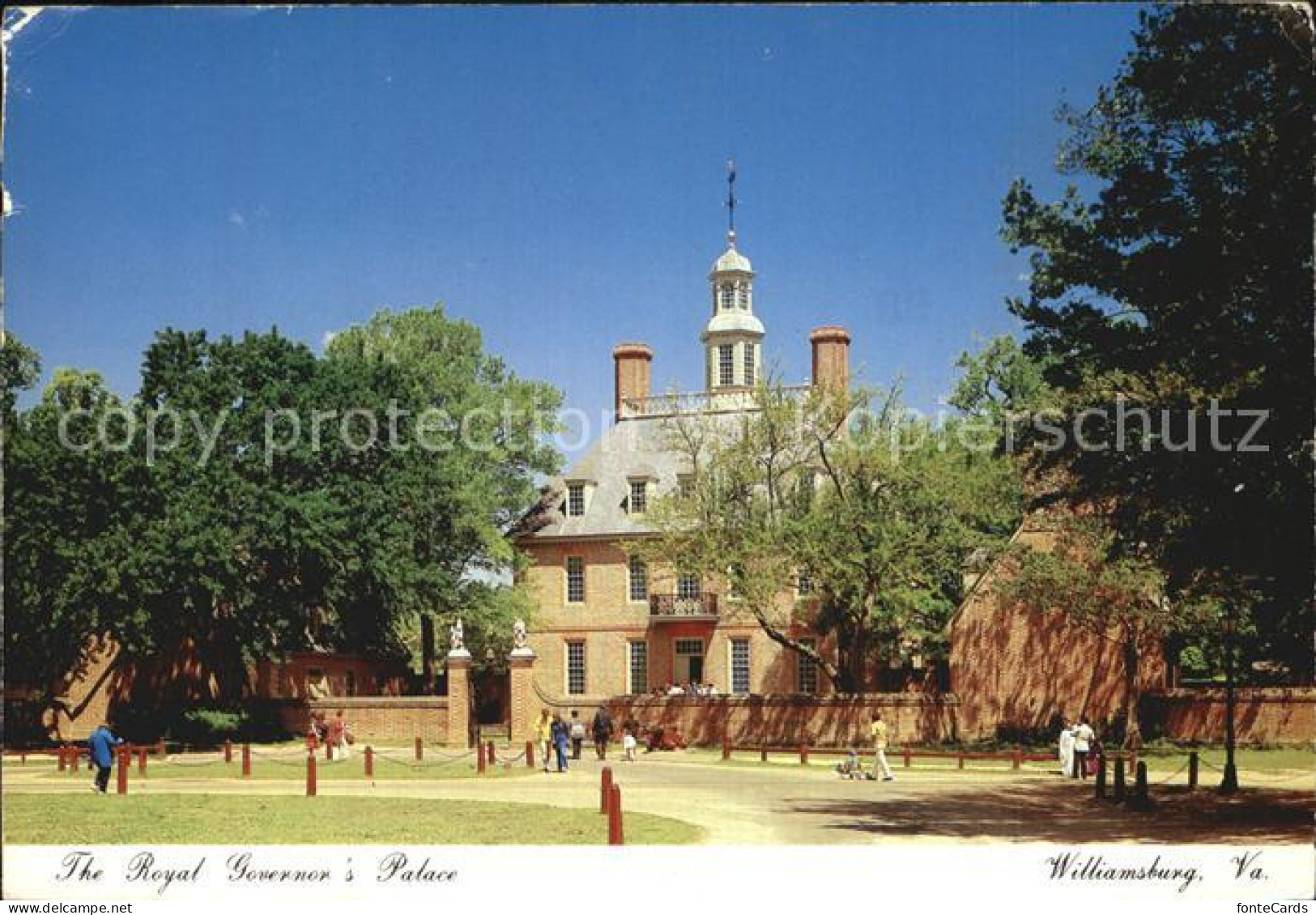 72586674 Williamsburg_Virginia The Royal Gouvernor's Palace  - Andere & Zonder Classificatie