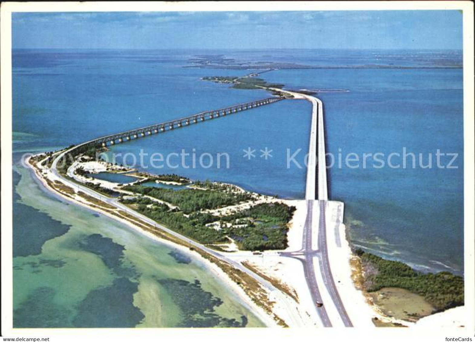 72583982 Key_West Fliegeraufnahme Bahia Honda Bridge - Autres & Non Classés