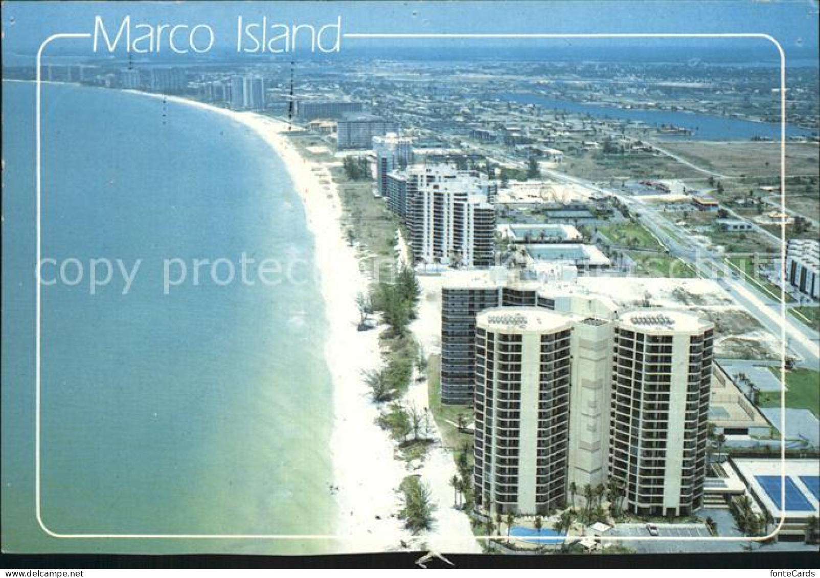 72583975 Marco_Island Fliegeraufnahme Mit Strand - Sonstige & Ohne Zuordnung