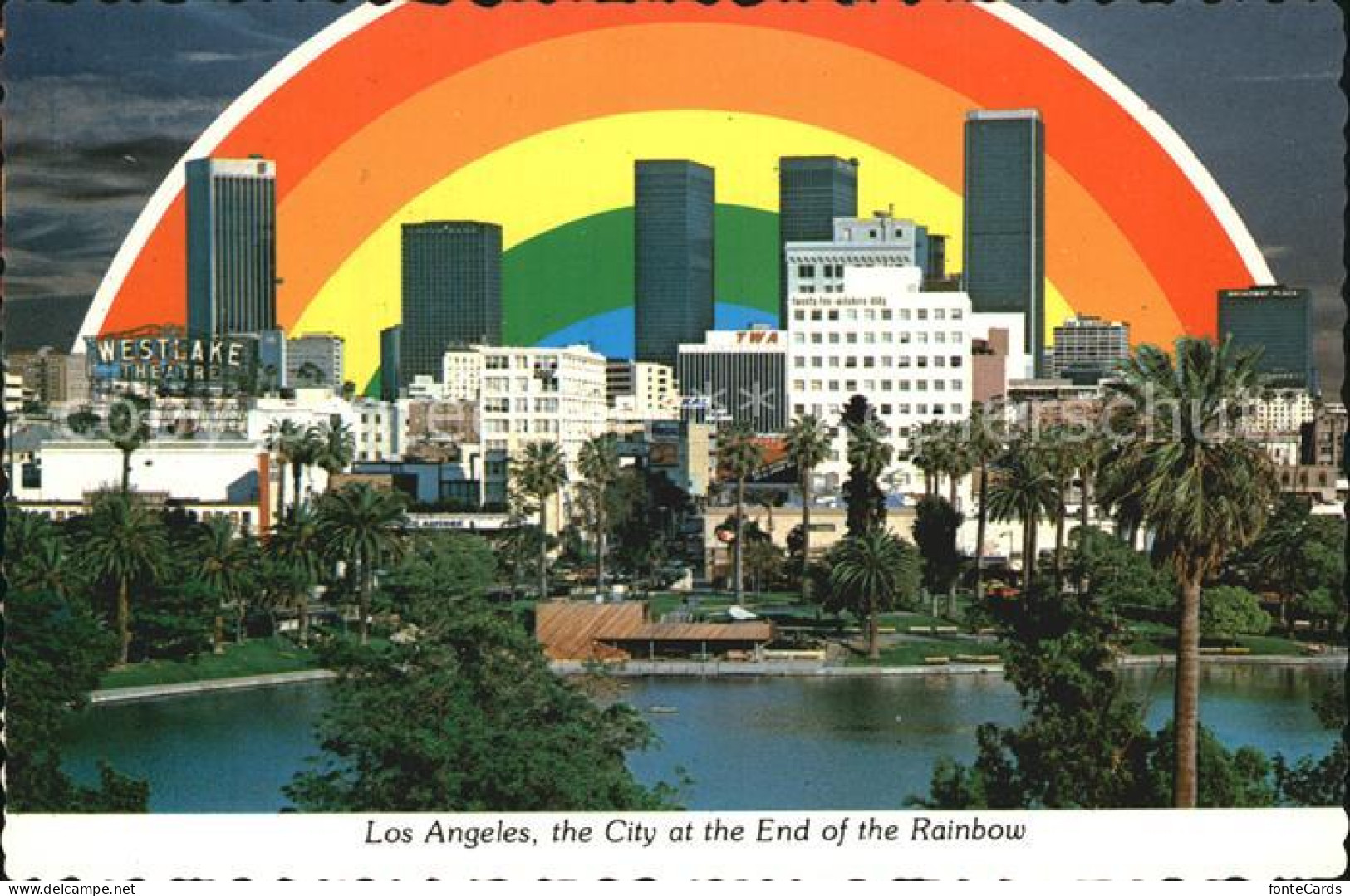 72583952 Los_Angeles_California City At The End Of Rainbow - Other & Unclassified