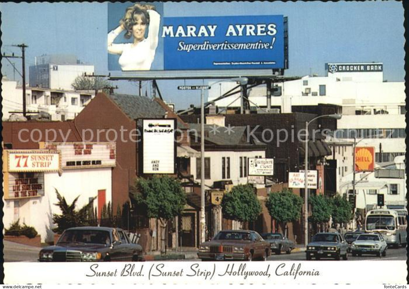 72583941 Hollywood California Sunset Blvd Hollywood California - Andere & Zonder Classificatie