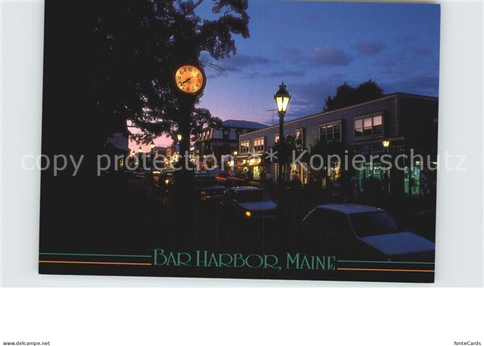 72583052 Bar_Harbor At Dusk - Sonstige & Ohne Zuordnung