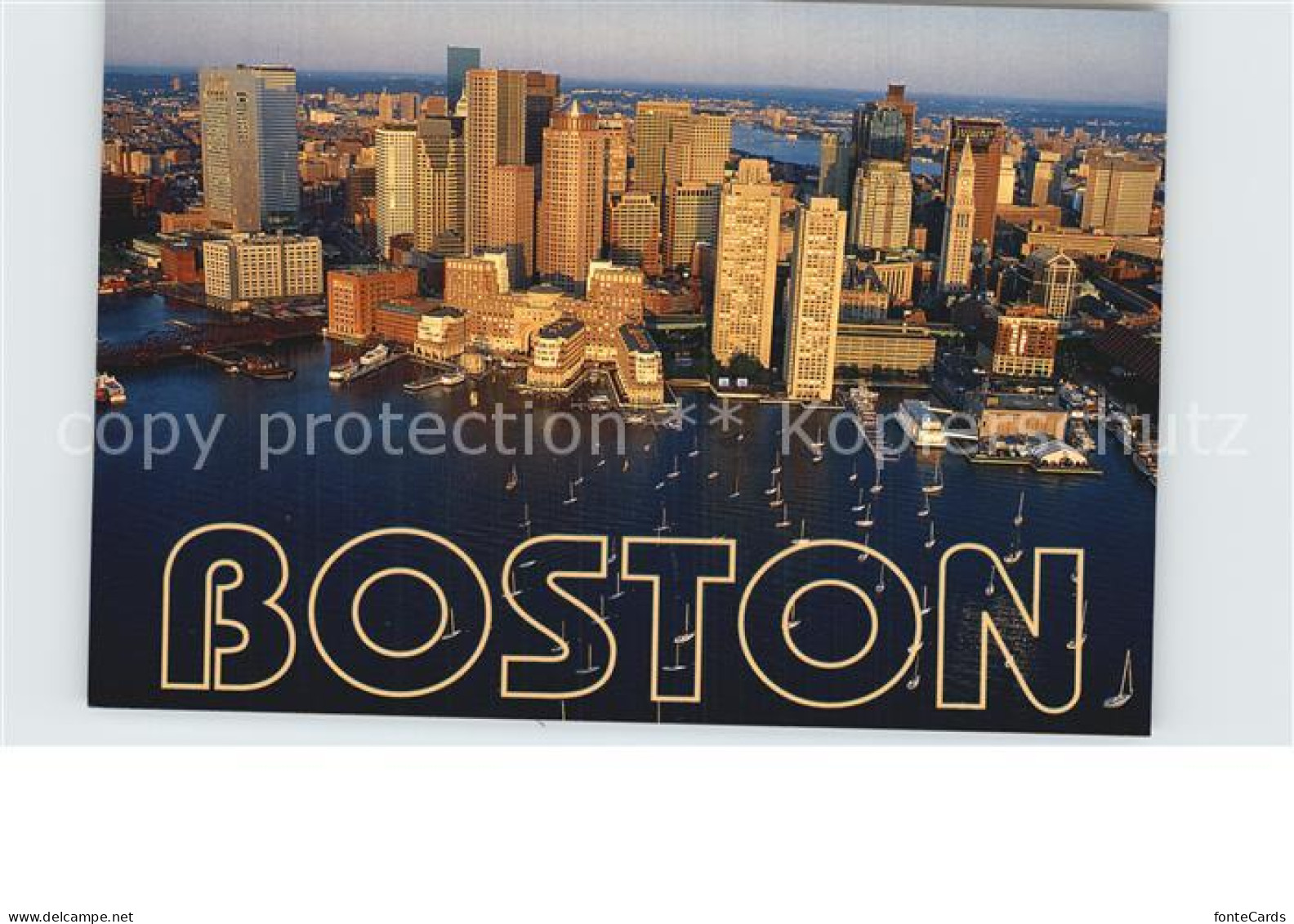 72583045 Boston_Massachusetts Skyline Aerial View - Andere & Zonder Classificatie