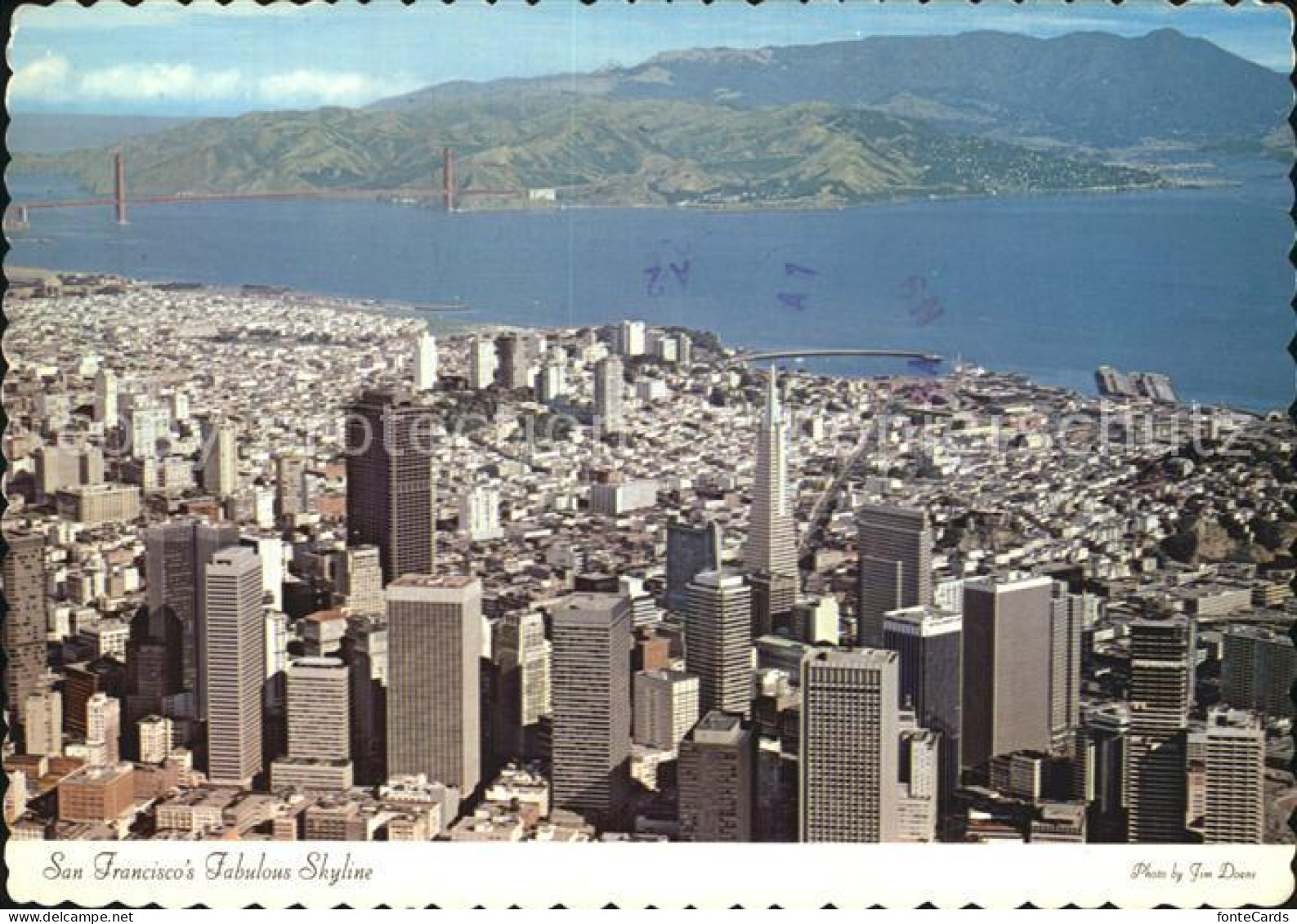 72582853 San_Francisco_California Fliegeraufnahme Skyline - Otros & Sin Clasificación