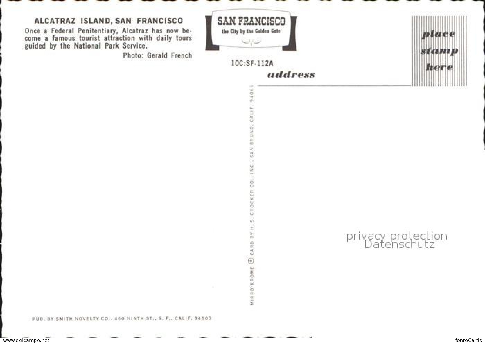 72582846 San_Francisco_California Fliegeraufnahme Skyline With Alcatraz - Autres & Non Classés