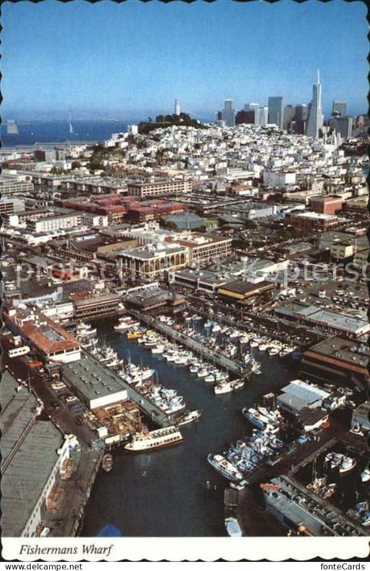 72582837 San_Francisco_California Fliegeraufnahme Fishermans Wharf - Sonstige & Ohne Zuordnung