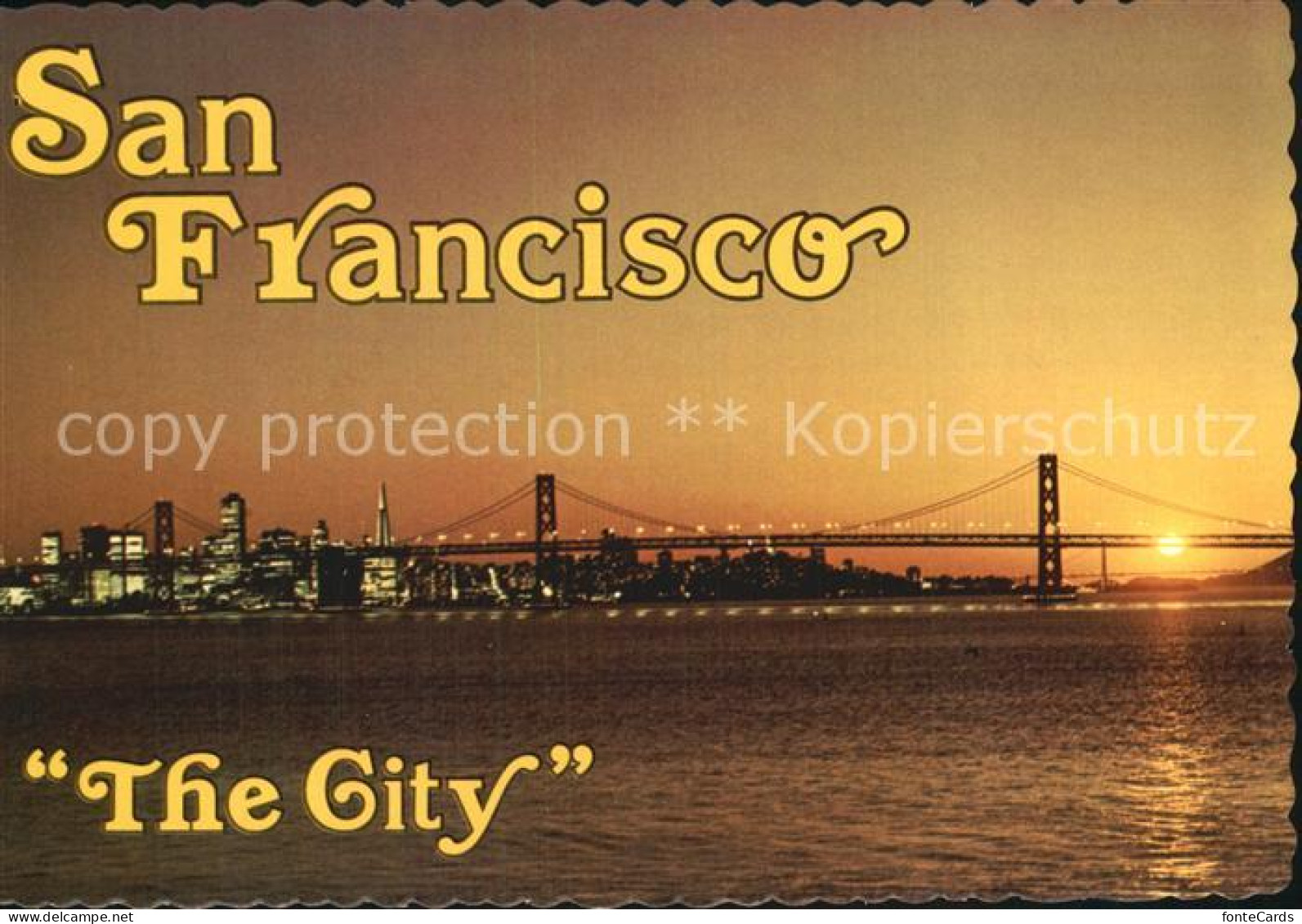 72582833 San_Francisco_California With Bay Bridge - Andere & Zonder Classificatie