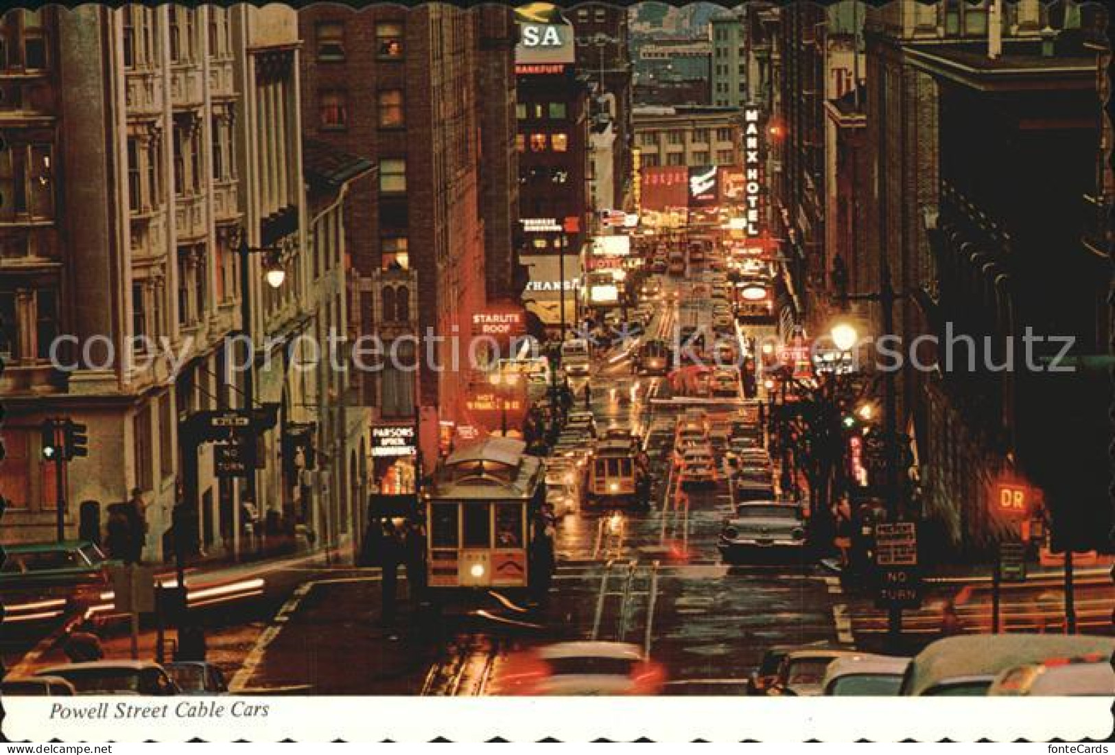 72582831 San_Francisco_California Powell Street Cabel Cars - Andere & Zonder Classificatie