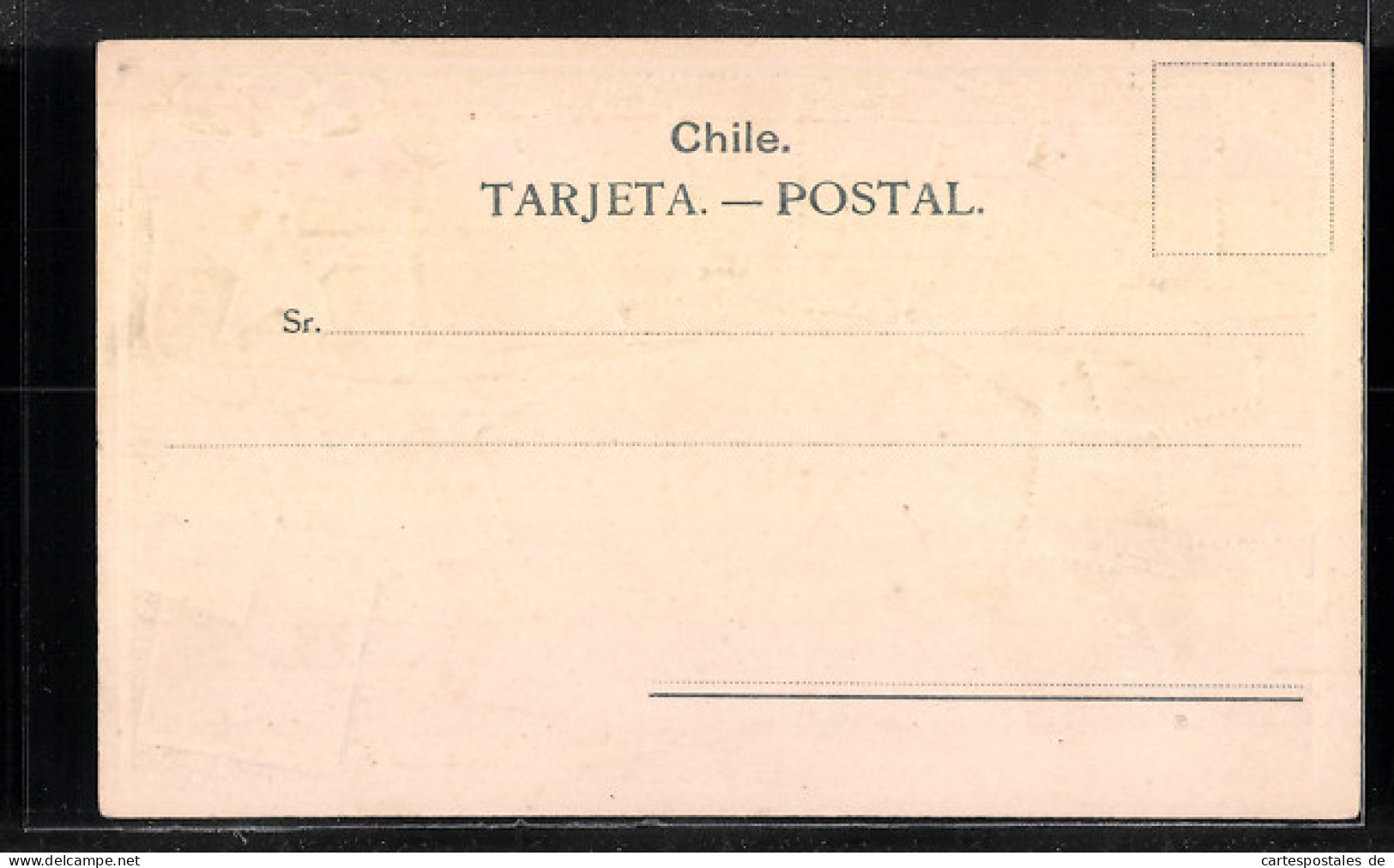 Präge-AK Briefmarken Mit Wappen Von Chile  - Briefmarken (Abbildungen)