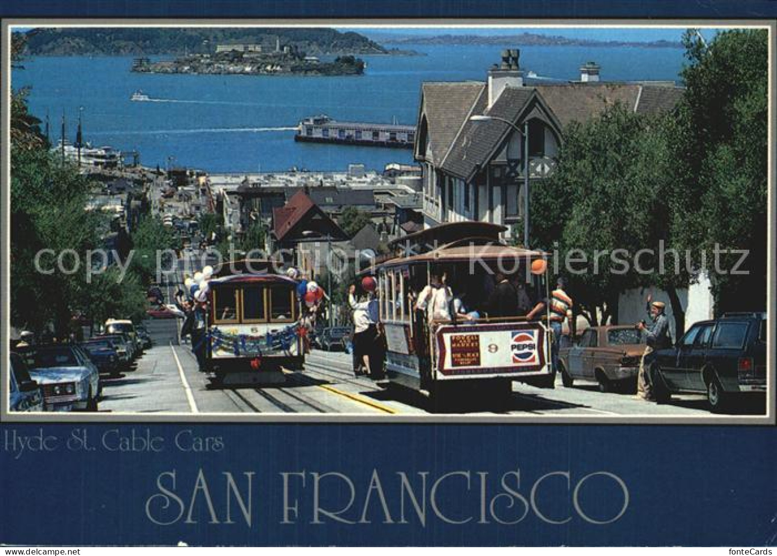 72582798 San_Francisco_California Hyde Street Cable Cars - Andere & Zonder Classificatie