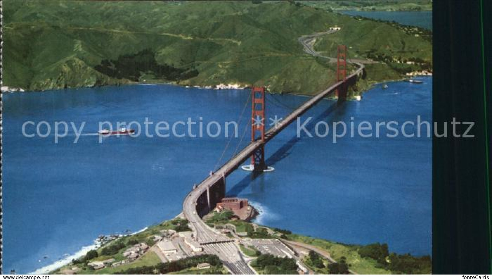 72582756 San_Francisco_California Fliegeraufnahme Golden Gate Bridge - Autres & Non Classés