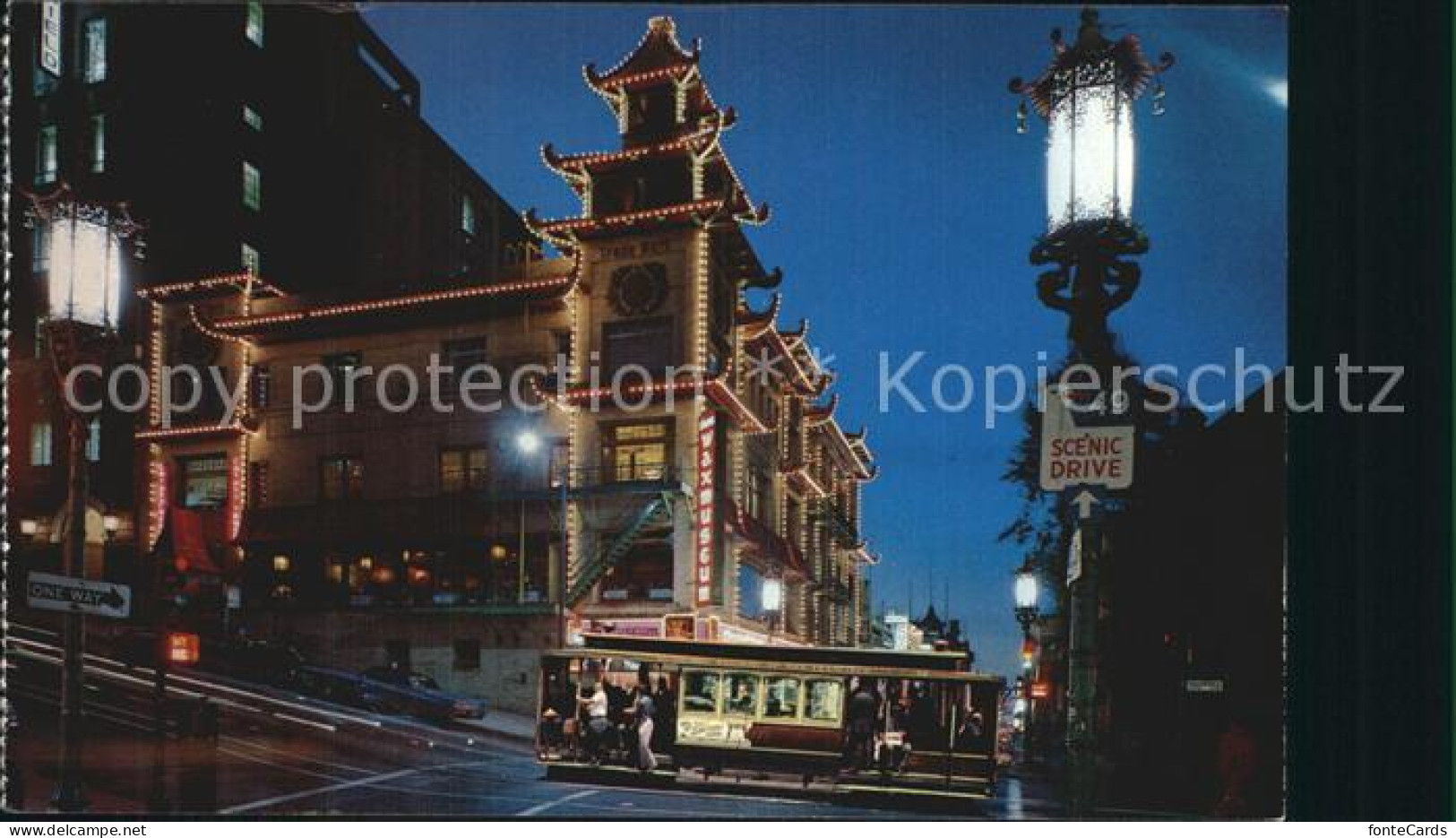 72582748 San_Francisco_California Chinatown After Dark - Andere & Zonder Classificatie