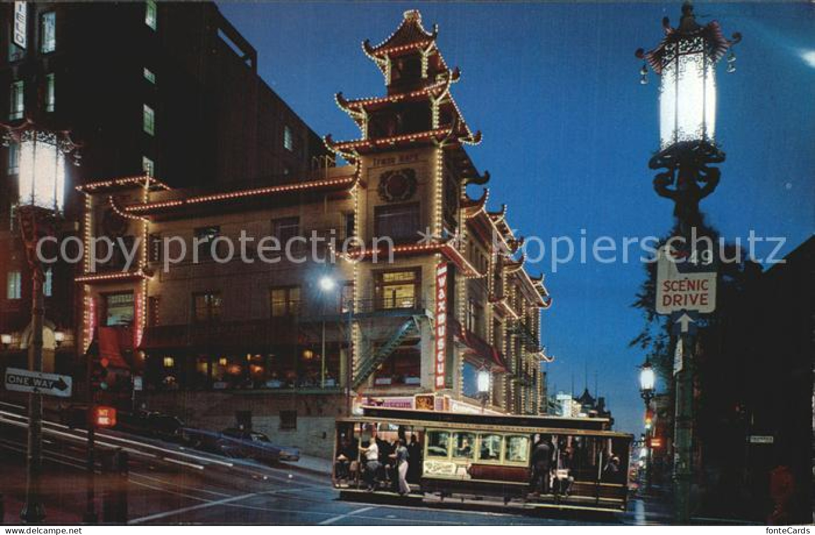 72582213 San_Francisco_California Chinatown After Dark - Sonstige & Ohne Zuordnung