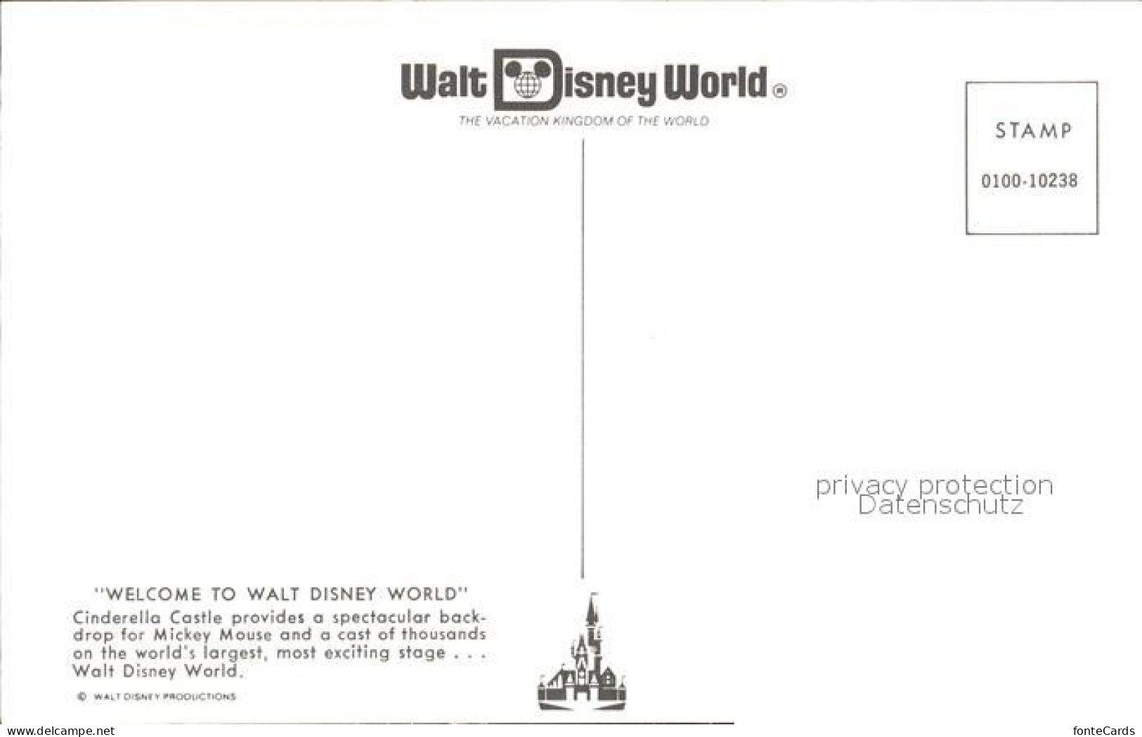 72582195 Walt_Disney_World Cinderella Castle - Altri & Non Classificati