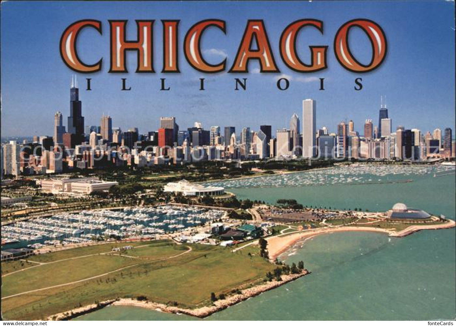 72581515 Chicago_Illinois Fliegeraufnahme - Andere & Zonder Classificatie