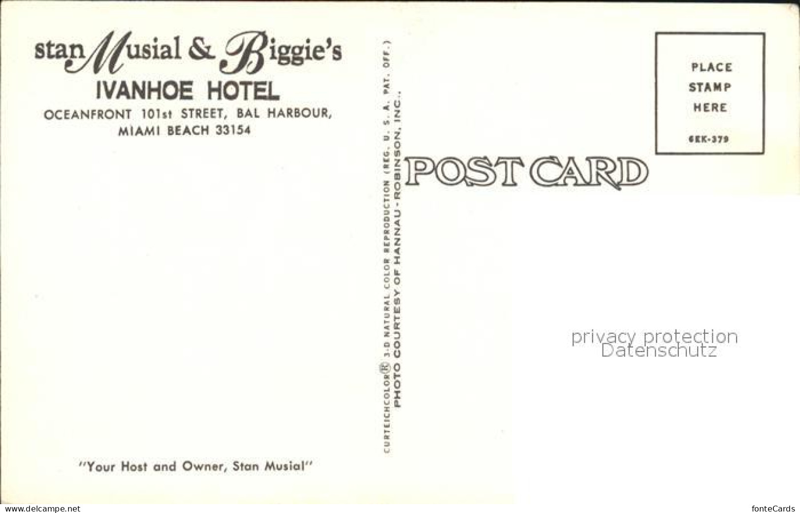72579878 Miami_Beach Ivanhoe Hotel Pool Strand - Sonstige & Ohne Zuordnung